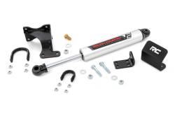 Rough Country Suspension Systems - Rough Country V2 Single Steering Stabilizer 2"-8" Lift for Jeep JK 8731970 - Image 1