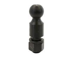 Buyers 2-5/16" Black Hitch Ball 1.5" Shank Dia x 2.75" Long +2 Riser 1802061