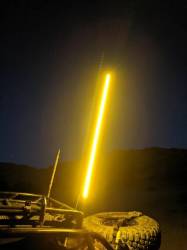 5150 Whips - 5150 Whips 48" Hyper Whip LED Safety Whip-Amber w/Magnet Mount & Flag-Each - Image 2