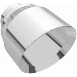 MagnaFlow Exhaust Products - MagnaFlow 35224 Single Polished Exhaust Tip 2.5" Inlet/4.5" Outlet Round - Image 2