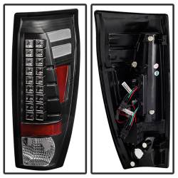 Spyder Auto - Spyder Auto 5001061 Black/Clear LED Taillights for 02-06 Avalanche 1500/2500 - Image 4