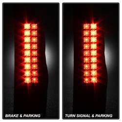 Spyder Auto - Spyder Auto 5001061 Black/Clear LED Taillights for 02-06 Avalanche 1500/2500 - Image 6