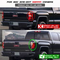 Spyder Auto - Spyder Auto 5083777 Black/Clear LED Taillights for 16-17 GMC Sierra - Image 4