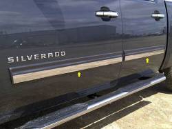 QAA TH49184 Stainless Rocker Panel Trim 4Pc for 09-14 Chevrolet Suburban