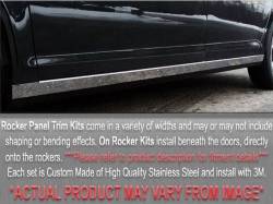 QAA TH99251 Stainless Rocker Panel Trim 4Pc for 98-2001 Honda Accord