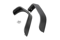Rough Country Suspension Systems - Rough Country Rear Steel Tube Flat Fender Flares Black for Wrangler JK 10532 - Image 4
