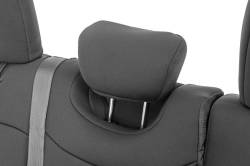 Rough Country Suspension Systems - Rough Country Front/Rear Seat Covers Black for 18-24 Wrangler JL 4DR 91010 - Image 5