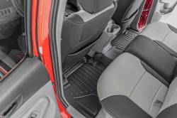 Rough Country Suspension Systems - Rough Country Front/Rear Floor Liners Black for 05-11 Tacoma Double M-75113 - Image 3