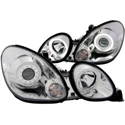 Anzo USA - Anzo USA Projector Headlight Set w/CCFL Halo Chrome for GS 121143 - Image 1