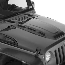 Smittybilt - Smittybilt 76500 Mantaray Vented Hood for 07-18 Jeep Wrangler JK - Image 4