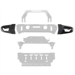 Smittybilt - Smittybilt 76731 Stryker Bumper Wings for 07-Current Jeep JK/JL/JT - Image 2