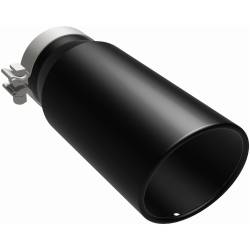 MagnaFlow Exhaust Products - MagnaFlow 35238 Single Black Coated Exhaust Tip 4" Inlet/5" Outlet Round - Image 2