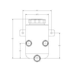 Holley - Holley Performance 198-212 Dodge Plymouth Power Steering Reservoir - Image 7