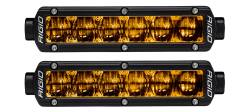 Rigid Industries - Rigid Industries 906704 SR-Series DOT/SAE J583 6" Selective Yellow LED Fog Light - Image 1
