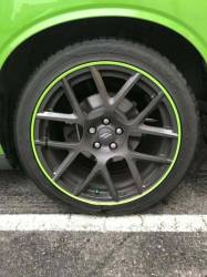 AlloyGator - AlloyGator K4BLCKEXC EXCLUSIVE Series Wheel Lip Protectors-Set of 4 Black - Image 4