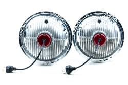 Morimoto - Morimoto LFRB115 Holley RetroBright LED Headlights Euro Yellow 7" Each - Image 3