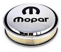 Proform - ProForm 440-835 Air Cleaner 14" Diam Alum. Chrome Recessed Black MOPAR Emblem - Image 1