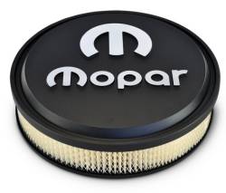 Proform - ProForm 440-830 Air Cleaner 14" Diam Alum. Black Raised/Machined MOPAR Emblem - Image 1