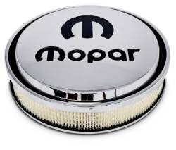Proform - ProForm 440-833 Air Cleaner 14" Diam Alum. Polished Recessed Black MOPAR Emblem - Image 1