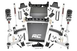 Rough Country Suspension Systems - Rough Country 11640 7" Suspension Lift Kit for 16-18 Silverado/Sierra 1500 4WD - Image 1