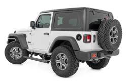 Rough Country Suspension Systems - Rough Country PSR61030 Power Running Boards Black for Jeep Wrangler JL 2DR - Image 3