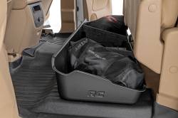 Rough Country Suspension Systems - Rough Country RC09001 Rear Underseat Storage Bin Black for Silverado/Sierra Crew - Image 2