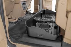Rough Country Suspension Systems - Rough Country RC09001 Rear Underseat Storage Bin Black for Silverado/Sierra Crew - Image 6