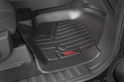 Rough Country Suspension Systems - Rough Country Front/Rear Floor Liners Black 15-24 Ford F150 Crew M-51515 - Image 3