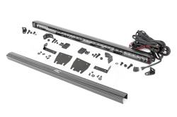 Rough Country Suspension Systems - Rough Country 80054 Hood Mount 30" LED Light Bar Kit for 18-26 Jeep JL/JT - Image 1