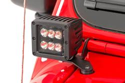 Rough Country Suspension Systems - Rough Country A-Pillar 2" LED Ditch Light Kit-Spot for Jeep JL/JT 80052 - Image 2