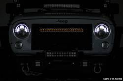 Rough Country Suspension Systems - Rough Country Black Series 8" Single Row DRL LED Light Bar EACH 70718BLDRLA - Image 4