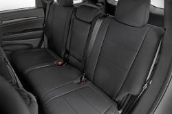 Rough Country Suspension Systems - Rough Country 91046 Front/Rear Seat Covers Black for 11-22 Grand Cherokee WK2 - Image 4