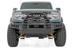 Rough Country Suspension Systems - Rough Country 51096 Winch Mount Kit w/Winch/LED for 21-25 Bronco Steel Bumper - Image 5