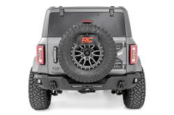 Rough Country Suspension Systems - Rough Country 51090 Black Heavy Duty Rear Bumper for 21-25 Ford Bronco - Image 2