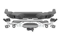 Rough Country Suspension Systems - Rough Country 51092 Black Heavy Duty Rear Bumper w/LEDs for 21-25 Ford Bronco - Image 5