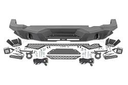 Rough Country Suspension Systems - Rough Country 51093 Black Heavy Duty Rear Bumper w/LEDs for 21-25 Ford Bronco - Image 5