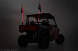 Rough Country Suspension Systems - Rough Country 93052 LED Whip Light Mounts w/48" Whips for Polaris RZR XP1000 - Image 4