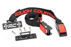 Rough Country Suspension Systems - Rough Country Cam Lock Cooler Tie Down Strap Kit Black 117710 - Image 2
