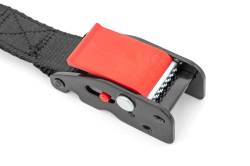 Rough Country Suspension Systems - Rough Country Cam Lock Cooler Tie Down Strap Kit Black 117710 - Image 4