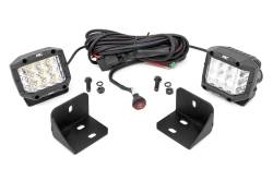 Rough Country Suspension Systems - Rough Country 71024 Rear Cab Mount 3" LED Pod Light Kit for Defender HD - Image 1