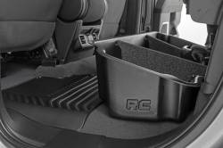 Rough Country Suspension Systems - Rough Country Rear Underseat Storage Bin Black Silverado/Sierra Dbl RC09061 - Image 2