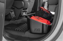 Rough Country Suspension Systems - Rough Country Rear Underseat Storage Bin Black Silverado/Sierra Dbl RC09061 - Image 3