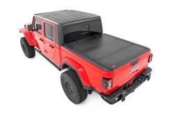 Rough Country Suspension Systems - Rough Country Hard Tri-Fold Tonneau Cover for 20-24 Gladiator 5' 49620500 - Image 3