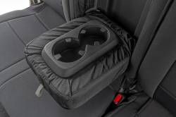 Rough Country Suspension Systems - Rough Country Front/Rear Seat Covers Black for 22-24 Nissan Frontier Crew 91058 - Image 4