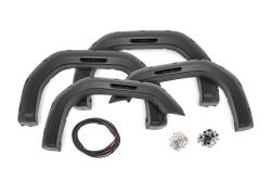Rough Country Suspension Systems - Rough Country Pocket Fender Flares Black 20-25 Sierra HD F-G12011A - Image 1