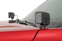 Rough Country Suspension Systems - Rough Country 72107 A-Pillar 2" LED Ditch Light Kit-Spot for 24-25 Toyota Tacoma - Image 3