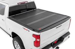 Rough Country Suspension Systems - Rough Country Lo-Pro Hard Folding Tonneau Cover Silverado/Sierra 6.6' 47120650B - Image 1
