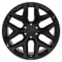 OE Wheels LLC - OE Wheels CV98B 22x9 6x5.5 24mm Gloss Black CV98B-22090-6550-24B - Image 2