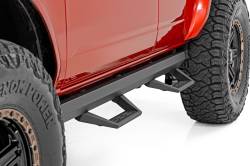 Rough Country Suspension Systems - Rough Country 51143 SRL2 Drop Step Nerf Bars Black for 21-25 Ford Bronco 4DR - Image 4