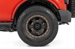 Rough Country Suspension Systems - Rough Country 51143 SRL2 Drop Step Nerf Bars Black for 21-25 Ford Bronco 4DR - Image 5